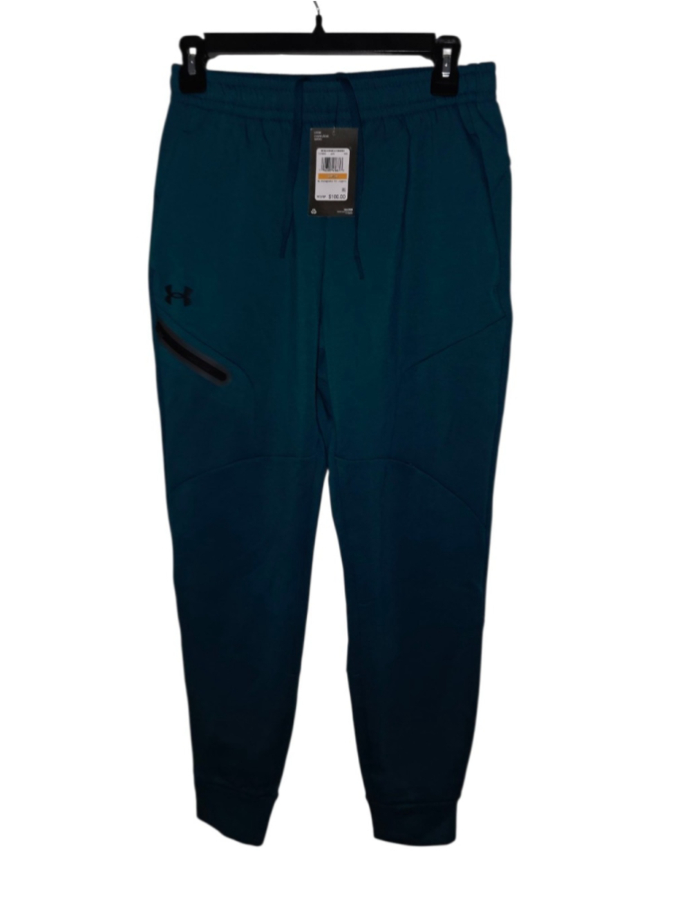 Under Armour UA Unstoppable Fleece Joggers Blue Black 1379808-449 Men Sz S NWT
